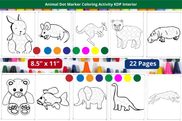 Animal Dot Marker Coloring for Toddlers