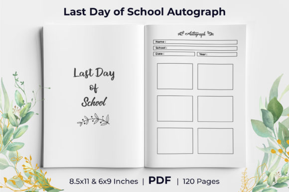 Commemorating the Last Day of School with an Autograph Book