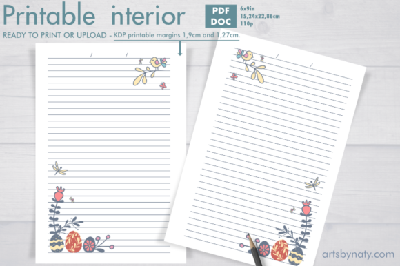 Discover the Charm of the Lovely Easter Printable Journal for KDP