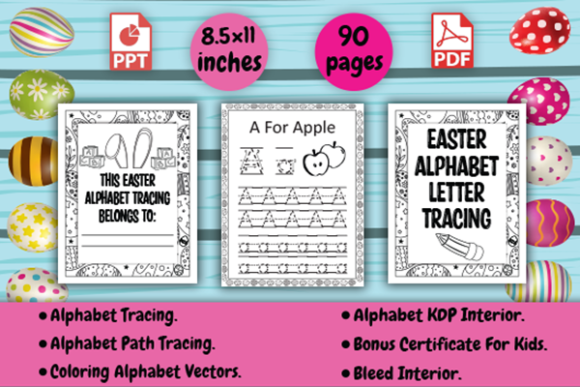 Easter Alphabet Letter Tracing for Kids: A Fun and Educational Activity