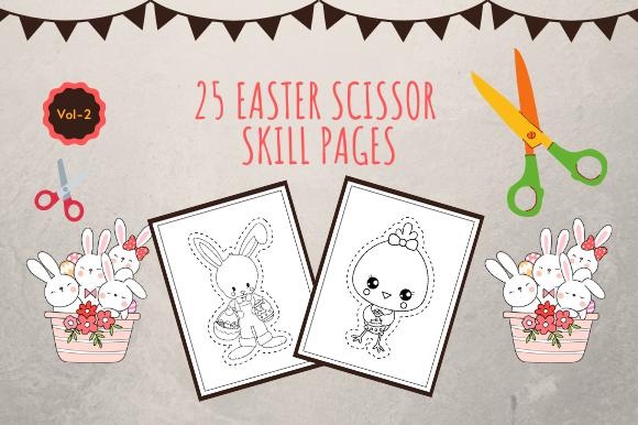 Easter Scissor Skills for Creative Kids