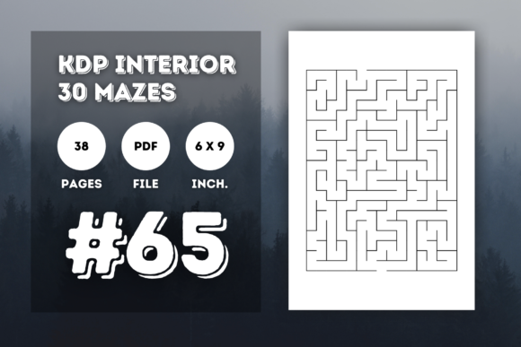 Explore Creativity with KDP Interior Mazes Puzzle Book
