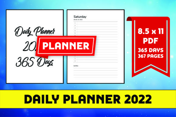 Maximizing Your Year with the Daily Planner 2022 8.5x11 KDP Interior
