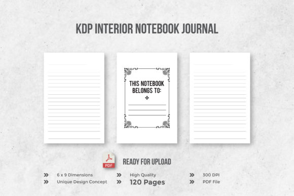 Notebook Journal 120 Pages KDP Interior: A Versatile Tool for Creatives and Professionals