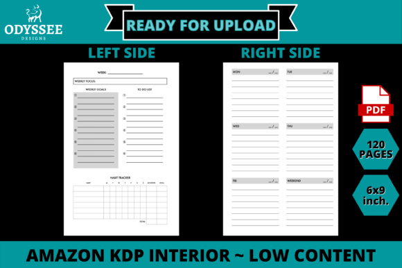 Organize and Track Your Habits with the KDP Interior Habit Journal 120 Pages