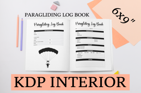 Paragliding Log Book for KDP Interior