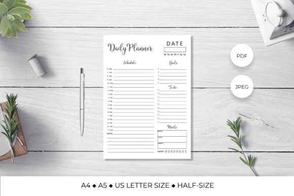 Transform Your Planning Experience with Daily Planner Page Inserts