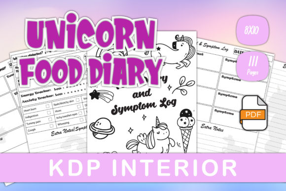 Unicorn Food Diary & Symptom Log